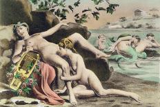 Ancient Times, Illustration of an Orgy, Plate 19 of De Figuris Veneris-Edouard-henri Avril-Giclee Print