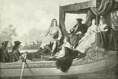 Handel's River Concert for George I-Edouard Jean Conrad Hamman-Mounted Giclee Print