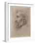 Edouard Lanteri, 1898 (Silverpoint on Cardboard)-Alphonse Legros-Framed Giclee Print