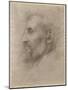 Edouard Lanteri, 1898 (Silverpoint on Cardboard)-Alphonse Legros-Mounted Giclee Print