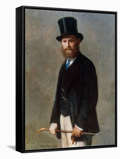 Edouard Manet (1832-1883)-Henri Fantin-Latour-Framed Stretched Canvas