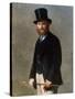 Edouard Manet (1832-1883)-Henri Fantin-Latour-Stretched Canvas