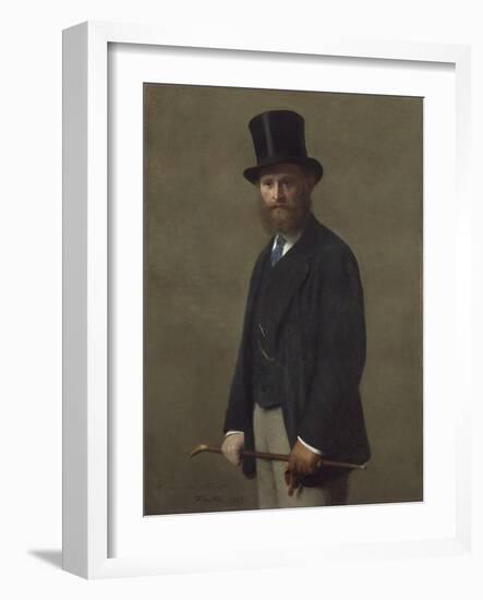 Édouard Manet, 1867-Ignace Henri Jean Fantin-Latour-Framed Giclee Print