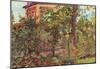 Edouard Manet A Corner in the Garden of Bellevue Art Print Poster-null-Mounted Poster