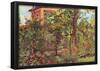 Edouard Manet A Corner in the Garden of Bellevue Art Print Poster-null-Framed Poster