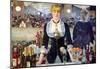 Edouard Manet (Bar in the Folies-Bergère) Art Poster Print-null-Mounted Poster