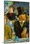 Edouard Manet Cafe Concert Art Print Poster-null-Mounted Poster