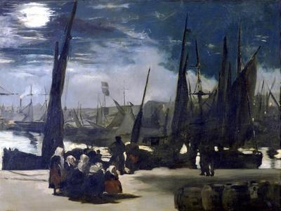 Moonlight over the Port of Boulogne, 1869