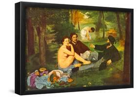 Edouard Manet Morning Break Art Print Poster-null-Framed Poster