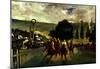 Edouard Manet Race at Longchamp Art Print Poster-null-Mounted Poster