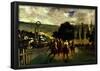 Edouard Manet Race at Longchamp Art Print Poster-null-Framed Poster