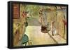 Edouard Manet Rue Mosnier with Flags Art Print Poster-null-Framed Poster