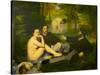 Edouard Manet's Le Dejeuner sur l'herbe in Musee d'Orsay, Paris, France-Edouard Manet-Stretched Canvas