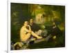 Edouard Manet's Le Dejeuner sur l'herbe in Musee d'Orsay, Paris, France-Edouard Manet-Framed Photographic Print