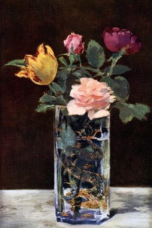 Still Life with Roses and Tulips in a Dragon Vase, 1882