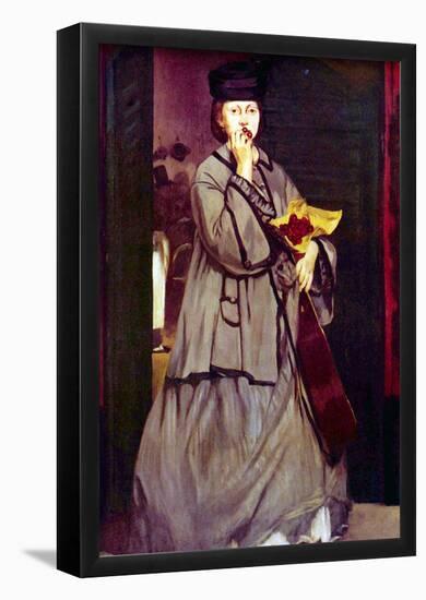 Edouard Manet Street Singer Art Print Poster-null-Framed Poster