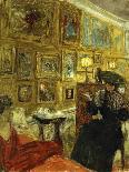 Interior with Pink Wallpaper III, from the series Landscapes and Interiors, 1899-Edouard Vuillard-Giclee Print