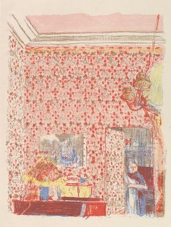 Interior with Pink Wallpaper I, from the series Paysages et Intérieurs, 1899