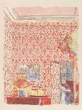 Interior with Pink Wallpaper I, from the series Paysages et Intérieurs, 1899-Edouard Vuillard-Giclee Print