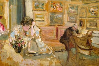 Jos and Lucie Hessel in the Small Salon, Rue de Rivoli, c.1900-05