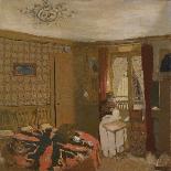 Madame Vuillard Sewing-Edouard Vuillard-Giclee Print