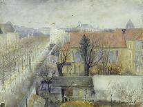 La rue Cortot à Montmartre, vue de la rue des Saules-Edouard Zawiski-Framed Giclee Print