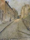 La rue Cortot à Montmartre, vue de la rue des Saules-Edouard Zawiski-Framed Giclee Print