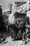 Pilgrims under Escort of Knights Templars, in Sight of Jerusalem-Edouard Zier-Laminated Giclee Print