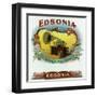 Edsonia Brand Cigar Box Label-Lantern Press-Framed Art Print