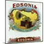 Edsonia Brand Cigar Box Label-Lantern Press-Mounted Art Print
