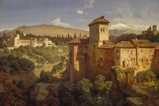 The Generalife Palace, Granda, 1862-Eduard Gerhardt-Framed Giclee Print