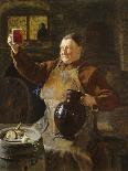 Master Brewer at Mealtime in the Cellar of the Cloister, 1892-Eduard Grützner-Framed Stretched Canvas