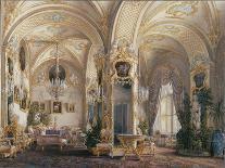 Interiors of the Winter Palace, the Large Study of Emperor Nicholas I, 1860S-Eduard Hau-Giclee Print