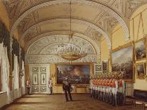 Interiors of the Winter Palace, the Valet Room of Emperor Alexander II, 1874-Eduard Hau-Giclee Print