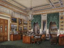 Interiors of the Winter Palace, the Study of Emperor Alexander II, 1857-Eduard Hau-Giclee Print