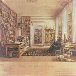 Baron Von Humboldt (1769-1859) in His Library-Eduard Hildebrandt-Laminated Giclee Print