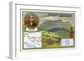 Eduard Robert Flegel, German Explorer-null-Framed Giclee Print