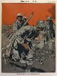 WW1 Cartoon, Russian Rev-Eduard Thony-Art Print