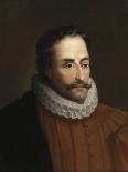 Portrait De Miguel De Cervantes (1547-1616), Poete Et Dramaturge Espagnol - Academic Art : Portrait-Eduardo Balaca Y Canseco-Giclee Print