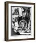 Eduardo De Filippo in His Dressing Room-Walter Mori-Framed Giclee Print