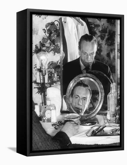 Eduardo De Filippo in His Dressing Room-Walter Mori-Framed Stretched Canvas