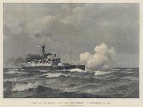 HMS Crescent, Commanded by HRH the Duke of York, at Sea-Eduardo de Martino-Giclee Print