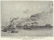 A Visit to the Governor of Gibraltar, the Admiralty Boat on Her Way-Eduardo de Martino-Giclee Print