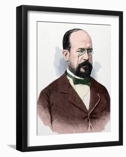 Eduardo Leon Y Ortiz (19th Century). Spanish Professor at the Faculty of Sciences of the Central Un-null-Framed Giclee Print