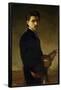 Eduardo Rosales Gallinas / 'Pinelli, the Violinist', 1869, Spanish School, Oil on canvas, 100 cm...-Eduardo Rosales-Framed Poster