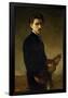 Eduardo Rosales Gallinas / 'Pinelli, the Violinist', 1869, Spanish School, Oil on canvas, 100 cm...-Eduardo Rosales-Framed Poster