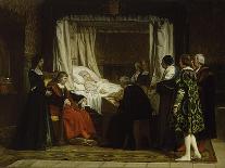 Queen Isabel La Católica Dictating Her Last Will and Testament, 1864-Eduardo Rosales-Framed Giclee Print