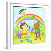 Education and Children's School Life-TongRo-Framed Giclee Print