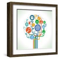 Education and Science-venimo-Framed Art Print