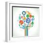 Education and Science-venimo-Framed Art Print